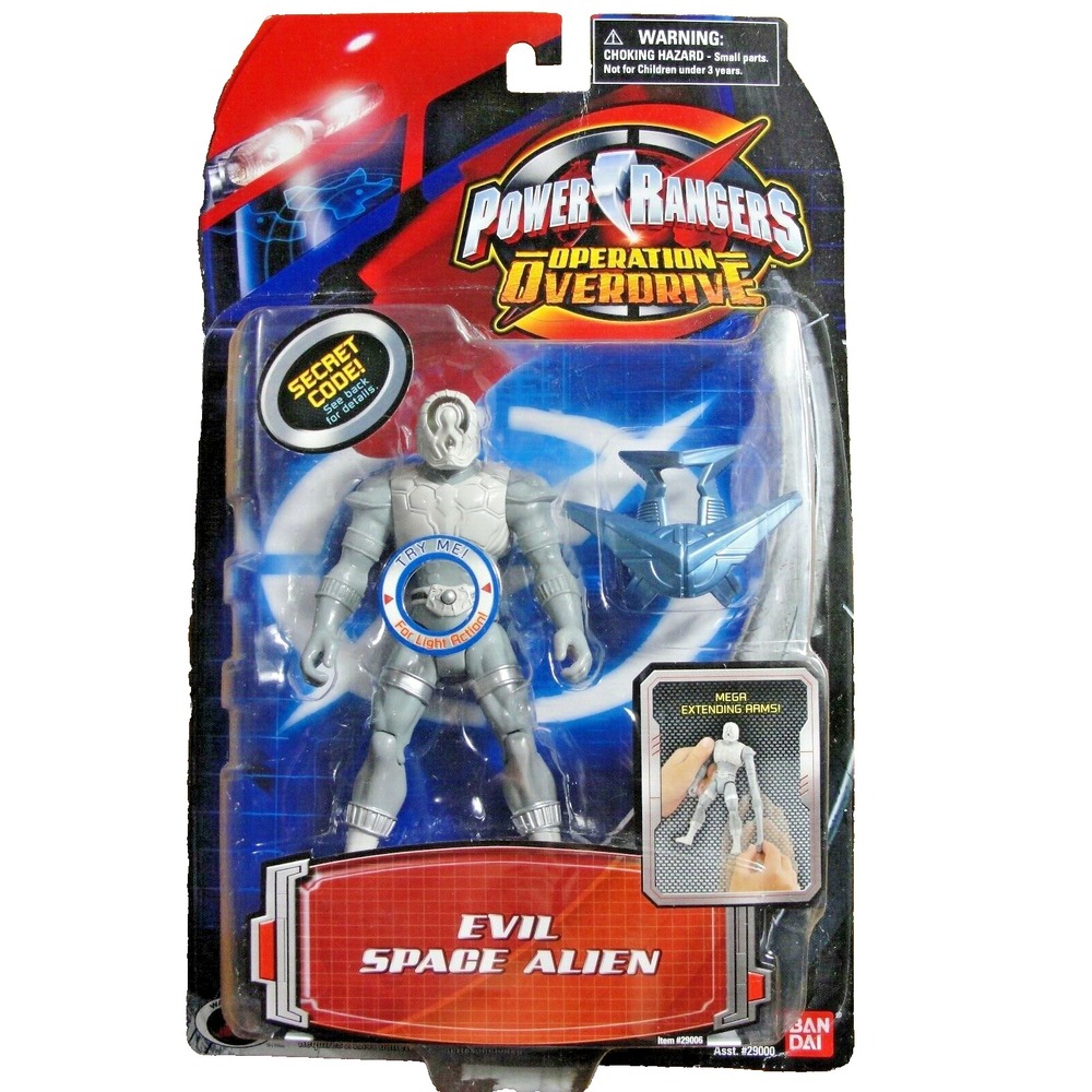 EVIL SPACE ALIEN Power Rangers Operation Overdrive 2006 Action Figure‎